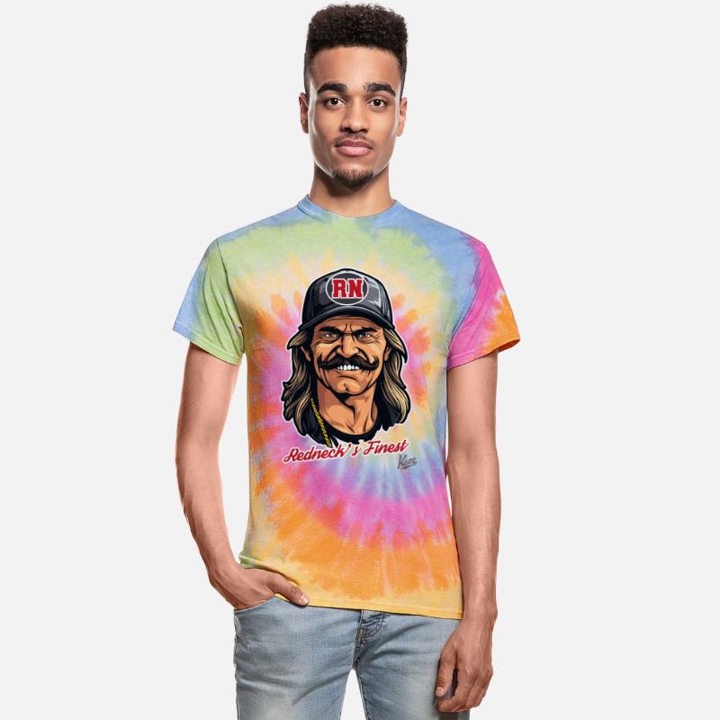 Smiling man with mustache and RN cap