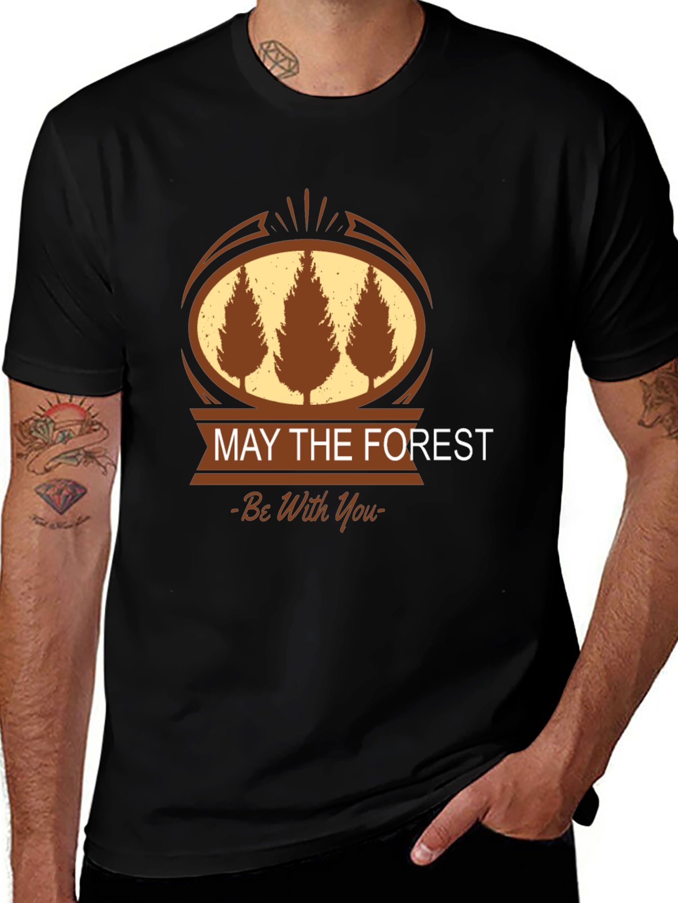 May The Forest Be With You Graphic T-Shirt