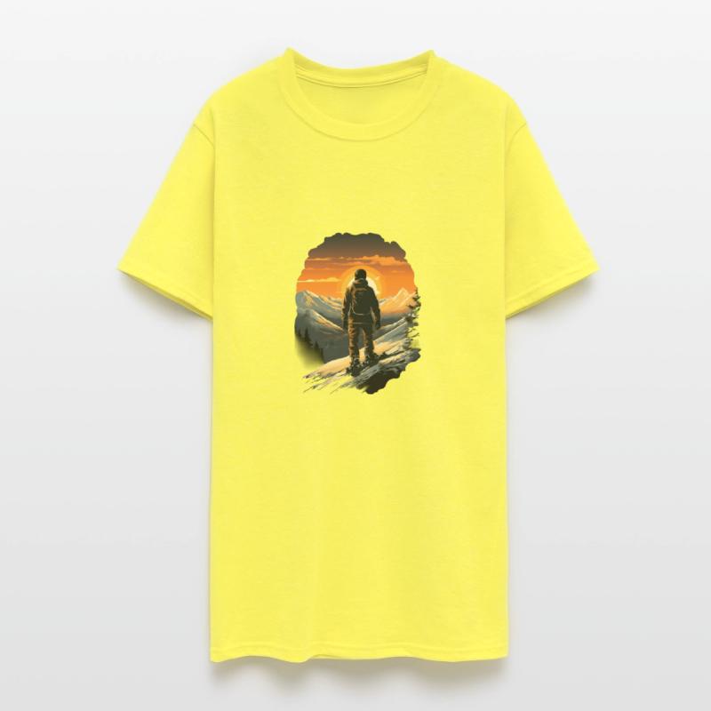 Snowboarding Snowboard Snowboarder Mountain Sunset