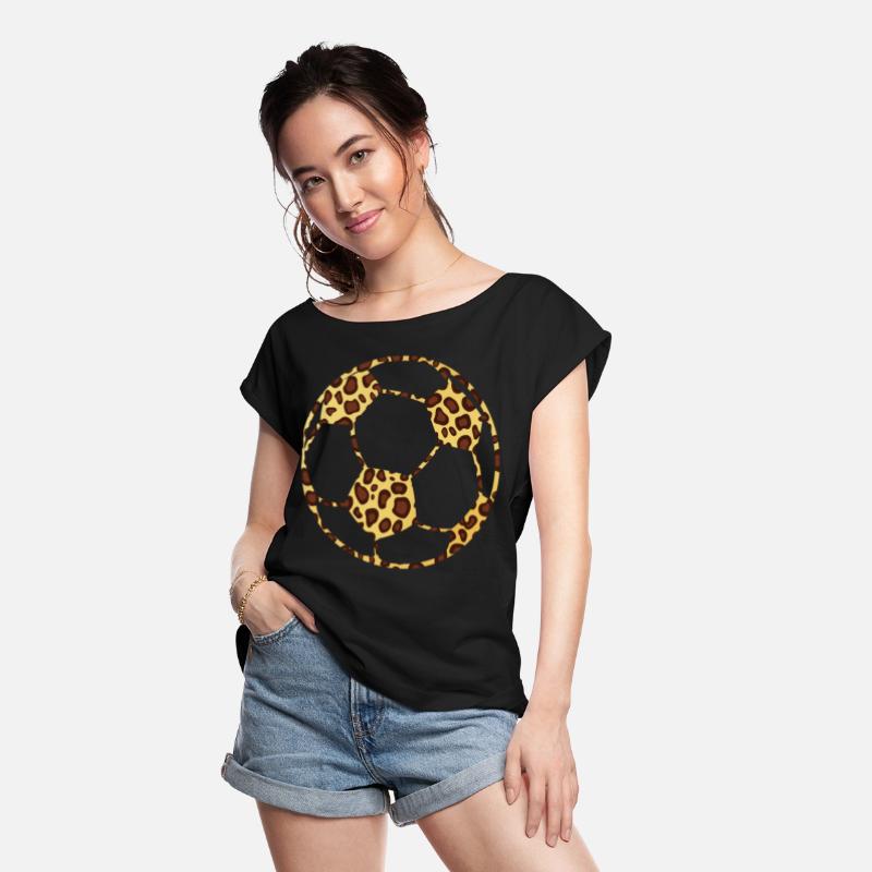 Soccerball Cheetah Print Leopard Pattern Sport Lov