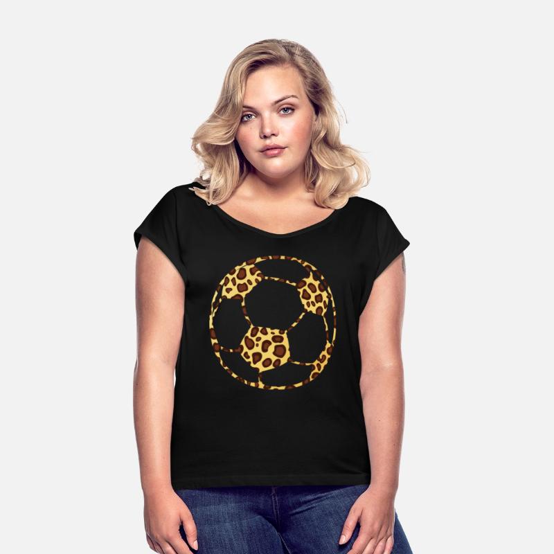 Soccerball Cheetah Print Leopard Pattern Sport Lov