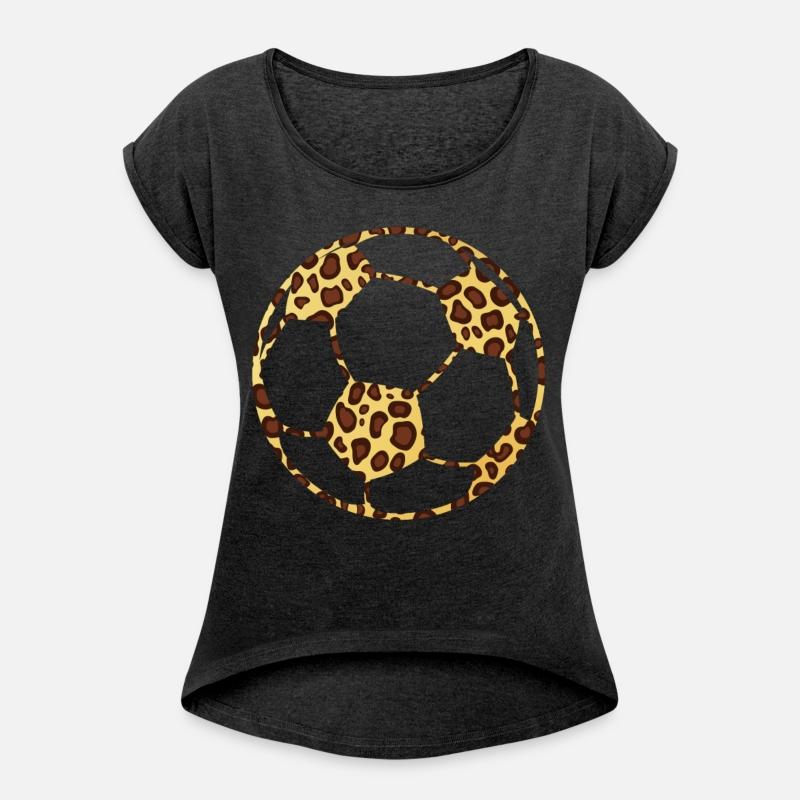 Soccerball Cheetah Print Leopard Pattern Sport Lov