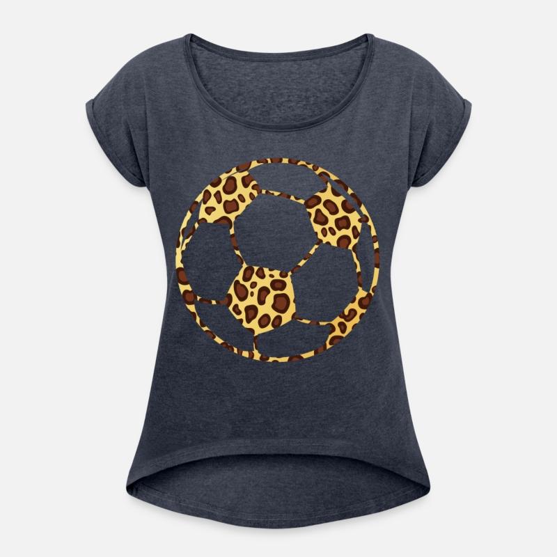 Soccerball Cheetah Print Leopard Pattern Sport Lov