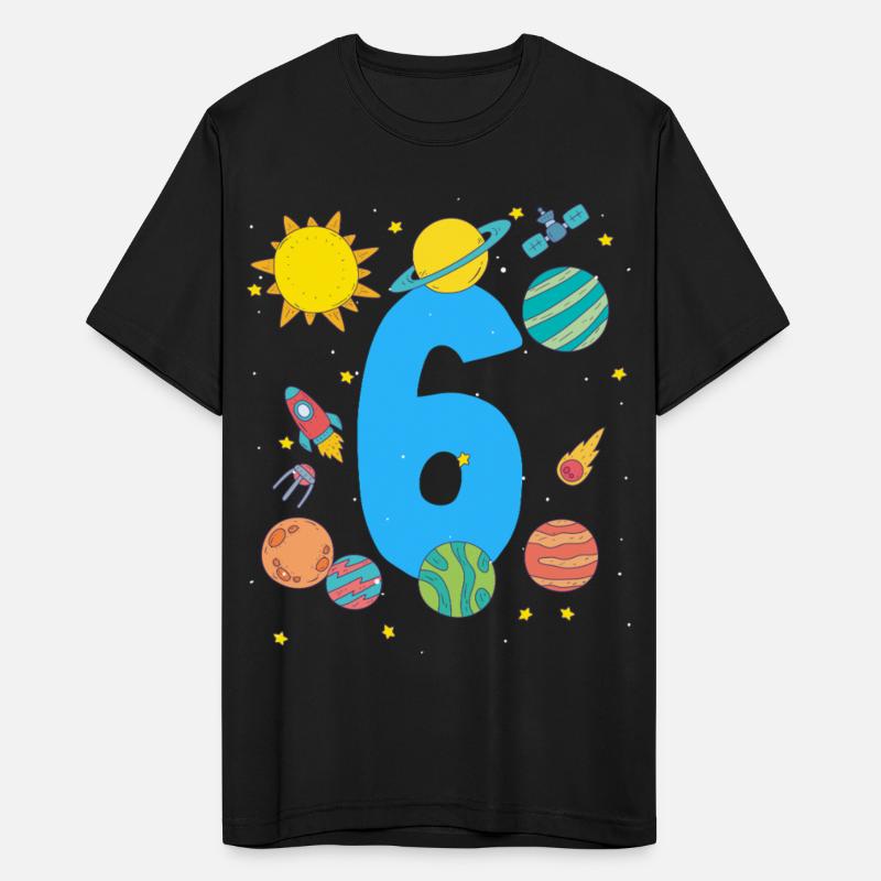 Space Themed Number 6 Birthday Adventure