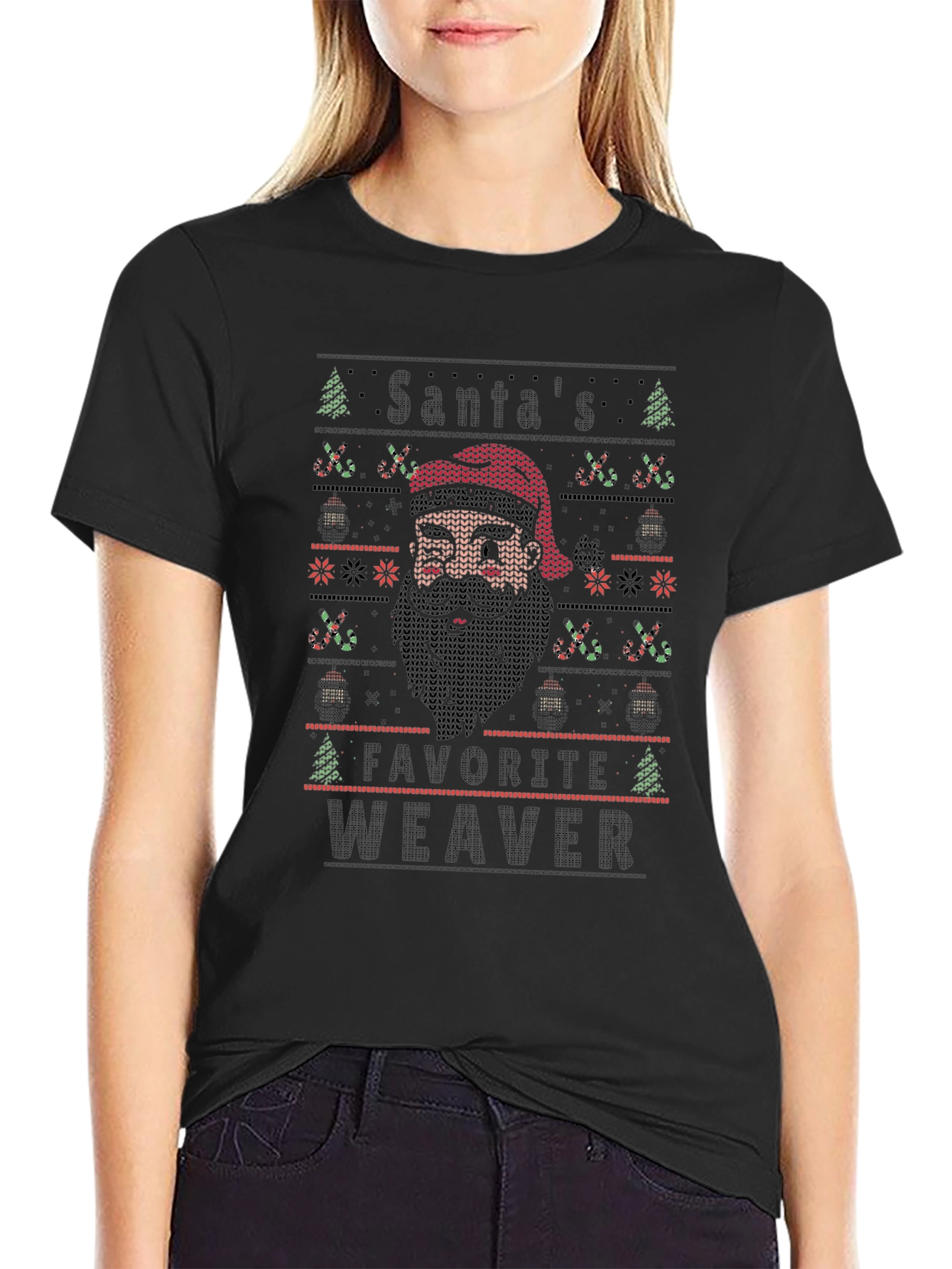 Santas Favorite Weaver Christmas T-Shirt