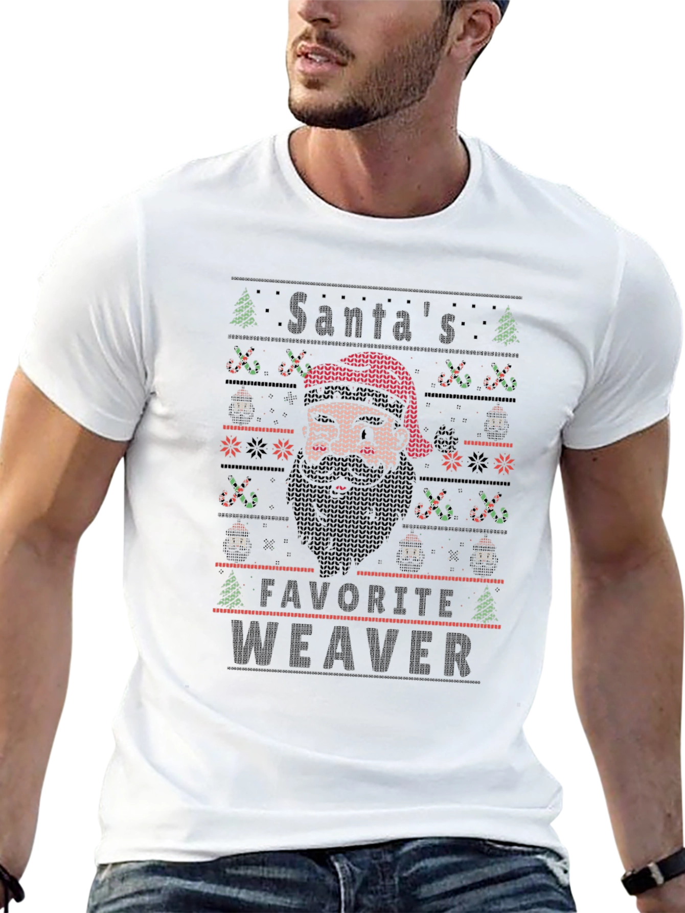 Santas Favorite Weaver Christmas T-Shirt