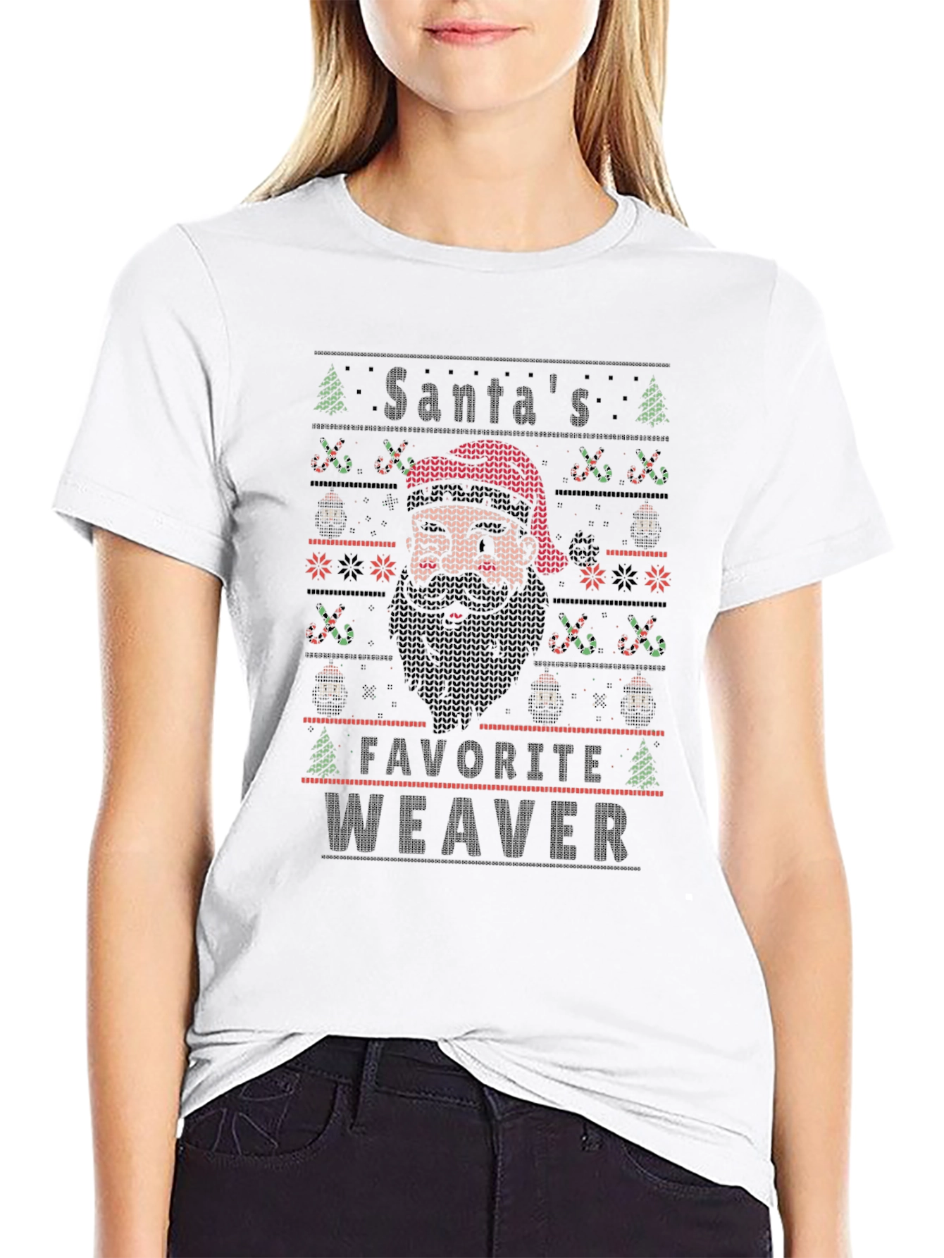 Santas Favorite Weaver Christmas T-Shirt