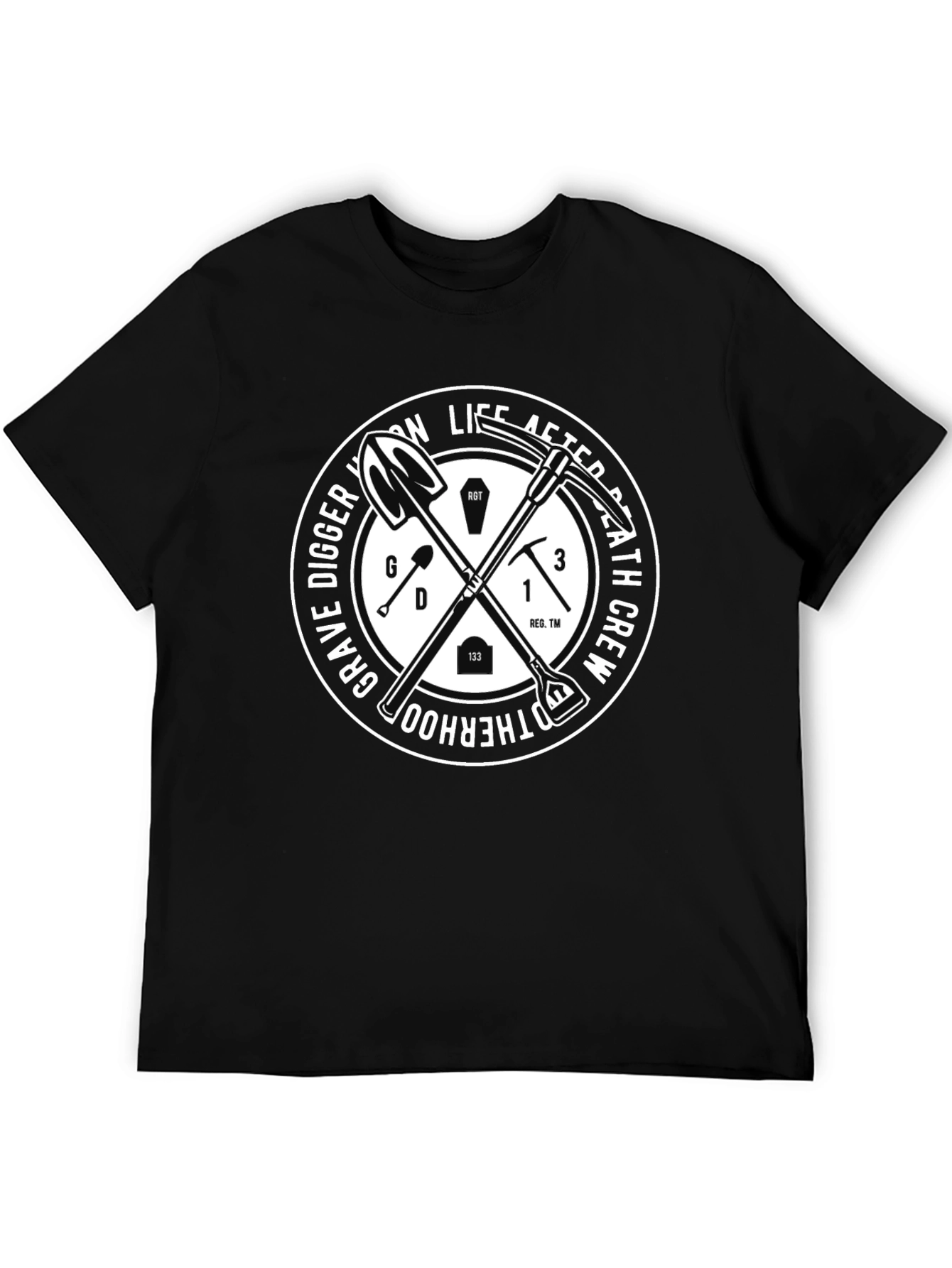 Grave Digger Brotherhood Black T-Shirt