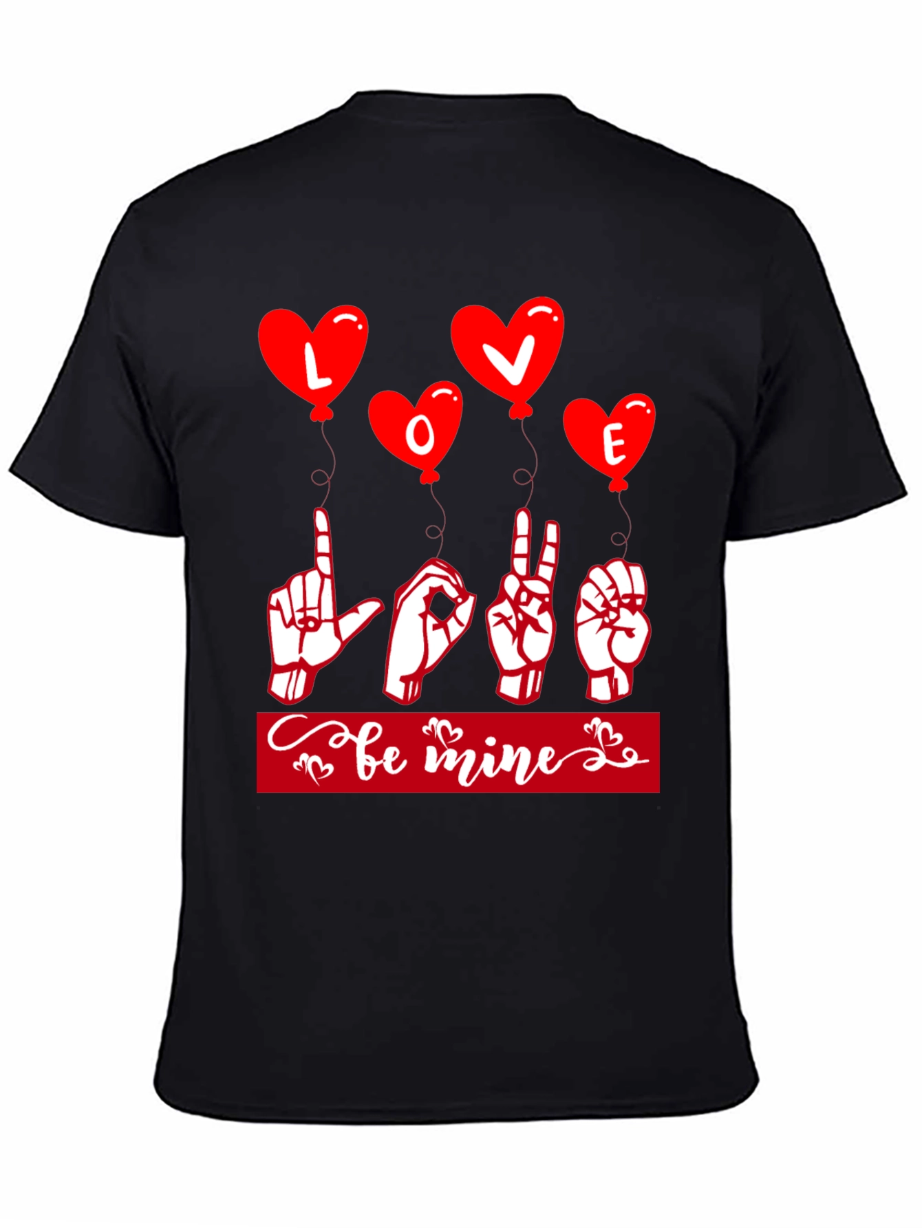 Love Sign Language Valentines Day T-Shirt