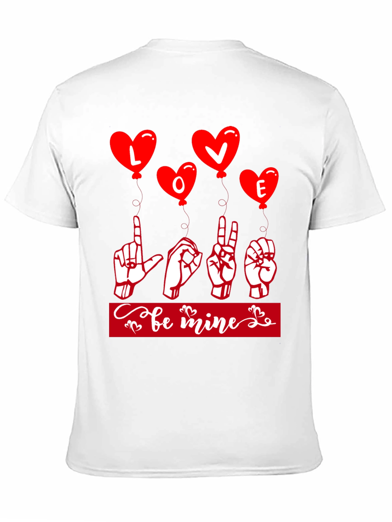 Love Sign Language Valentines Day T-Shirt