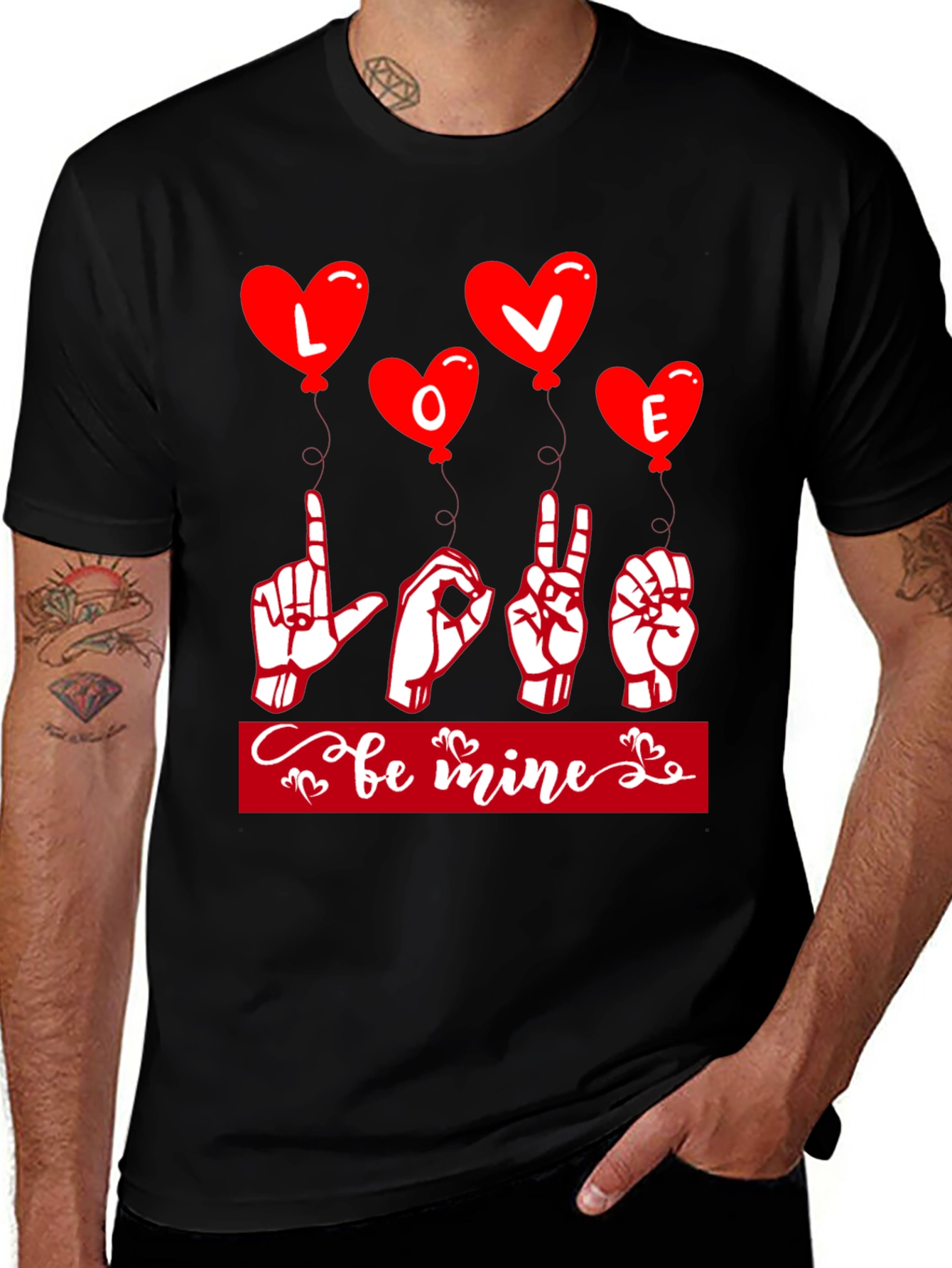Love Sign Language Valentines Day T-Shirt