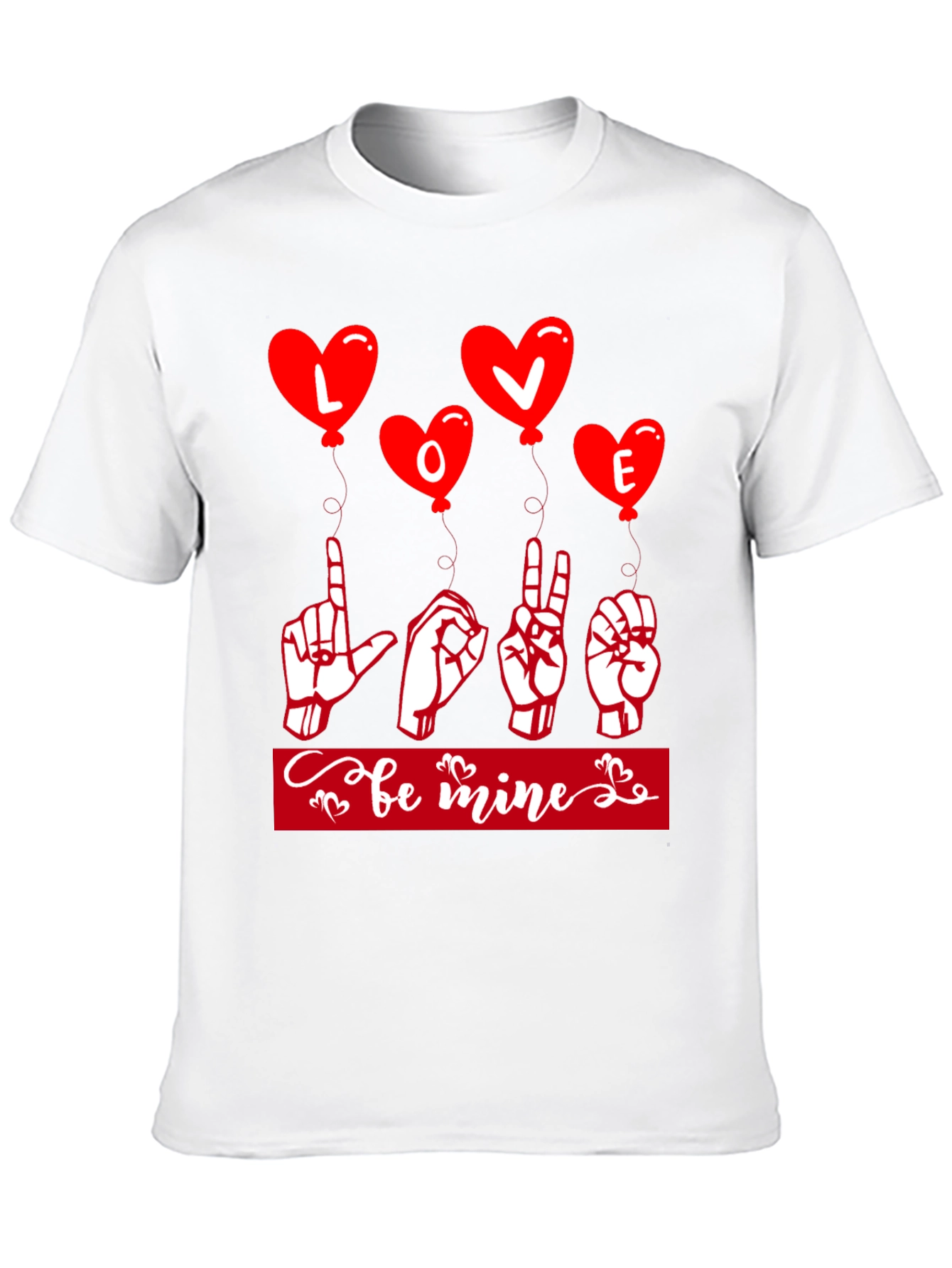 Love Sign Language Valentines Day T-Shirt