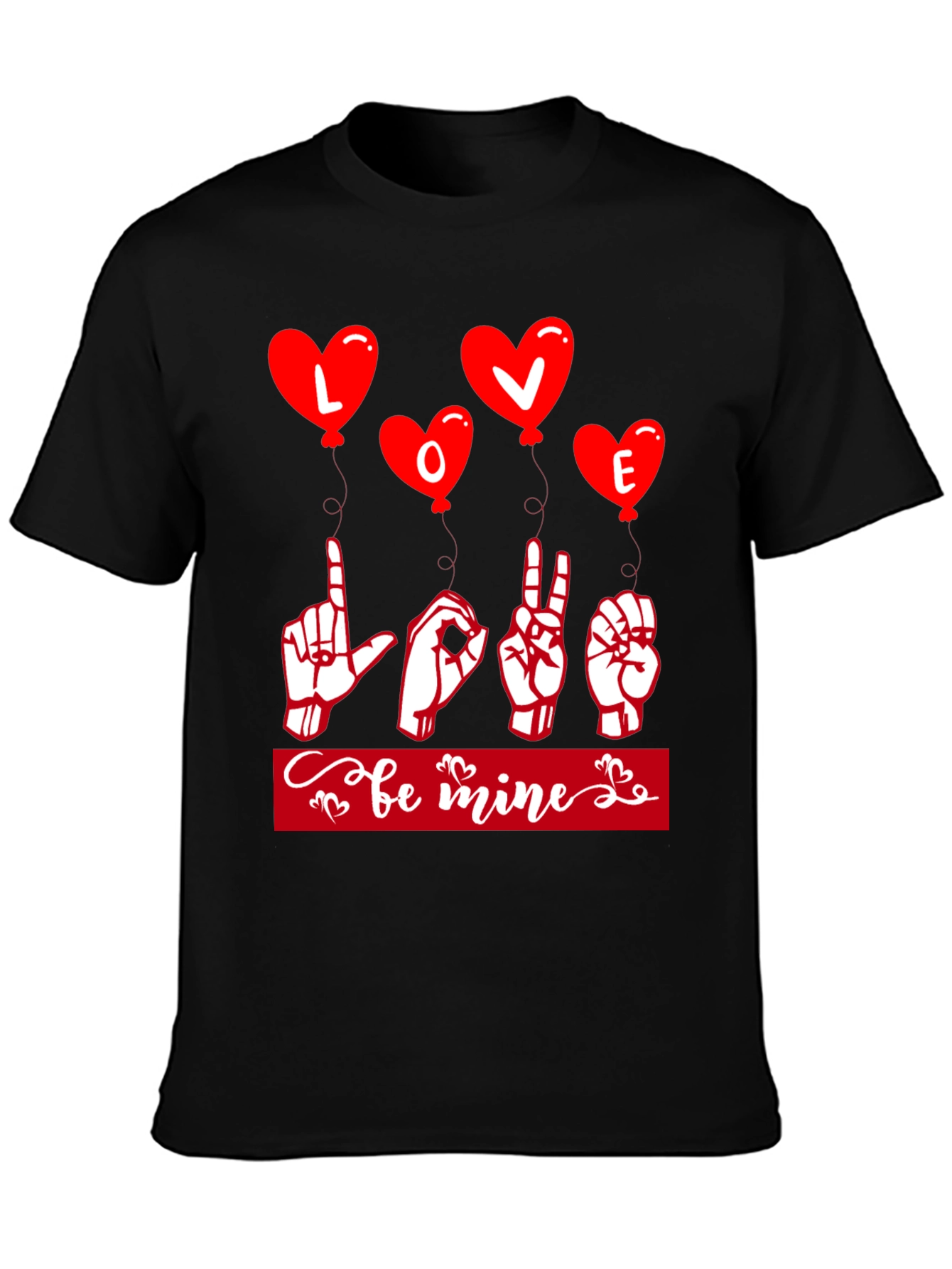 Love Sign Language Valentines Day T-Shirt