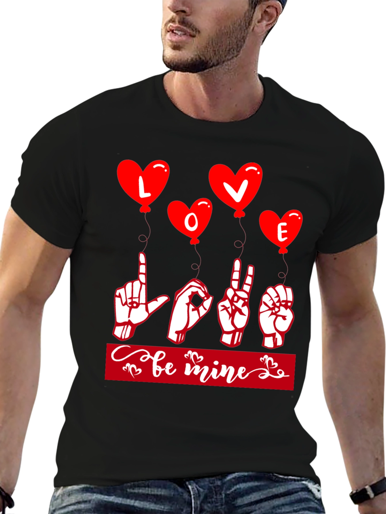 Love Sign Language Valentines Day T-Shirt