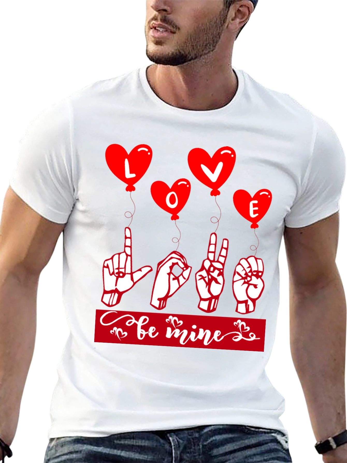 Love Sign Language Valentines Day T-Shirt