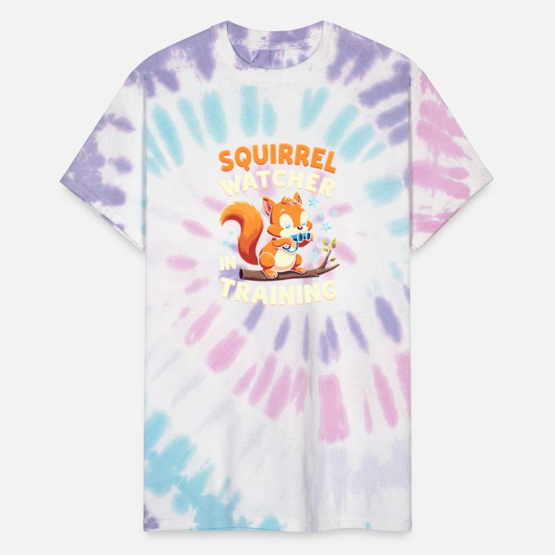 Squirrel Watching Enthusiast Wildlife Observer