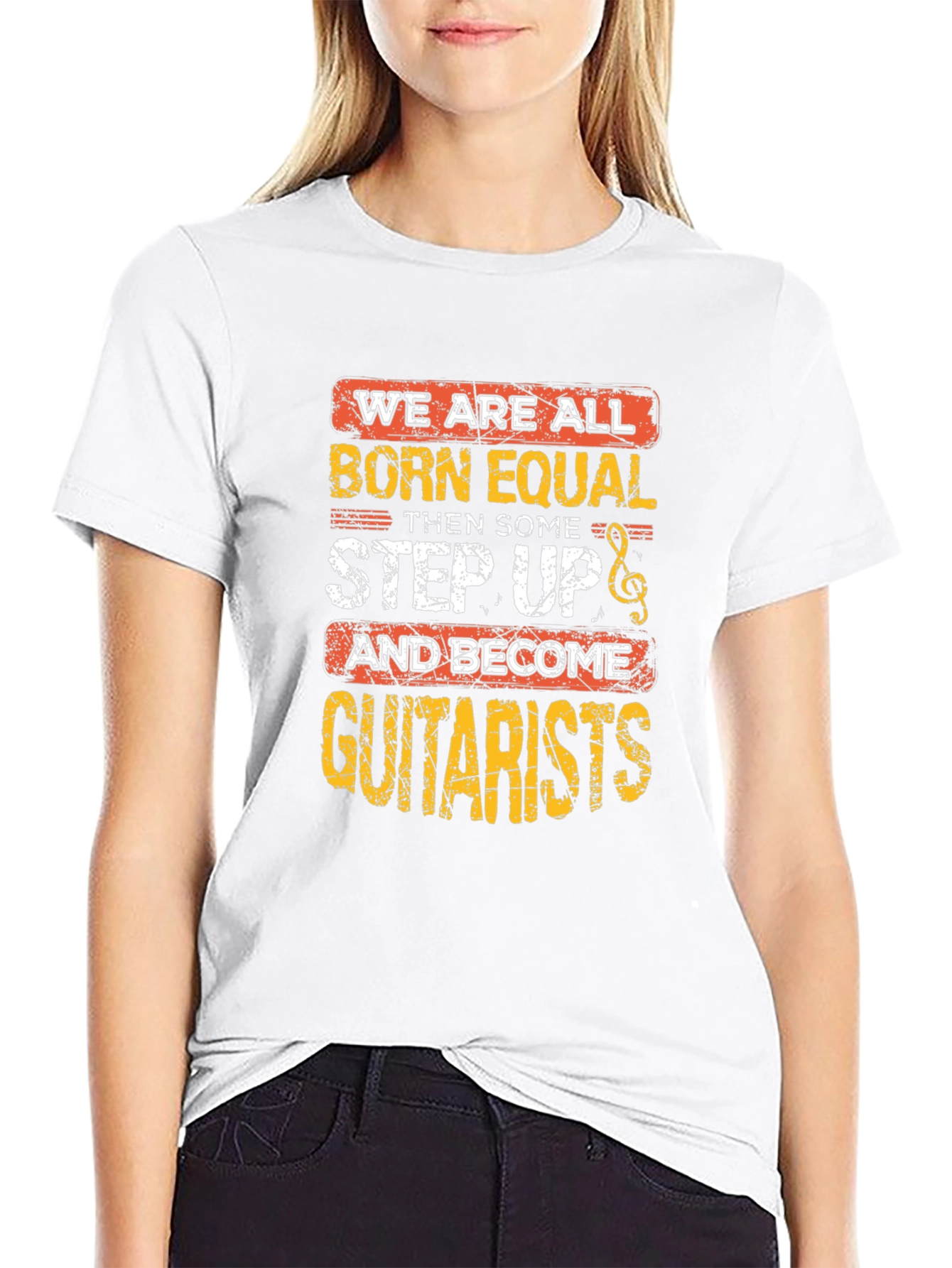Born Equal Guitarist Black T-Shirt