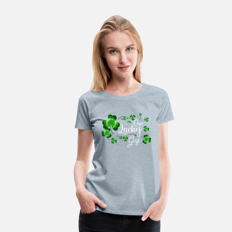 St Patric Day Shamrock One Lucky Gigi Grandma