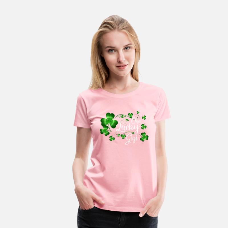 St Patric Day Shamrock One Lucky Gigi Grandma