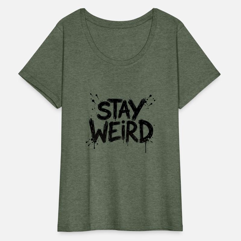 Stay Weird Graffiti-Style Dress
