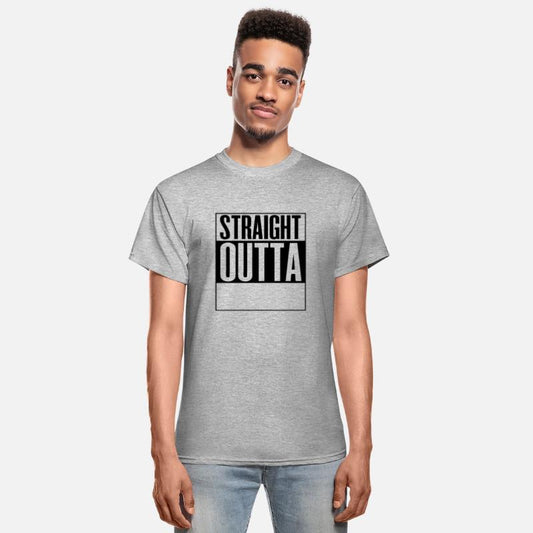STRAIGHT OUTTA - free custom TEXT