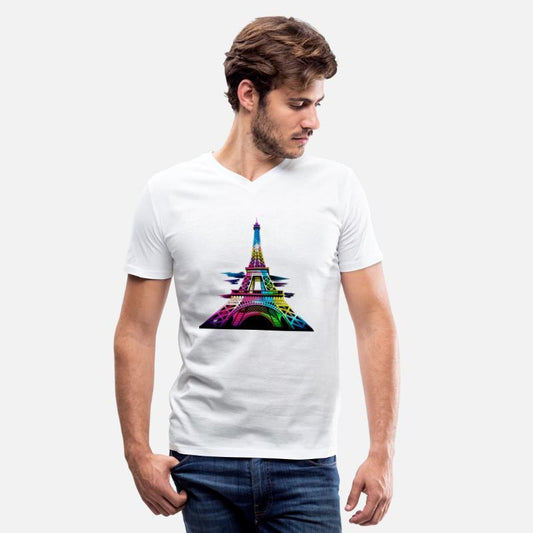 Street style graphic design of the Eiffel Tower
