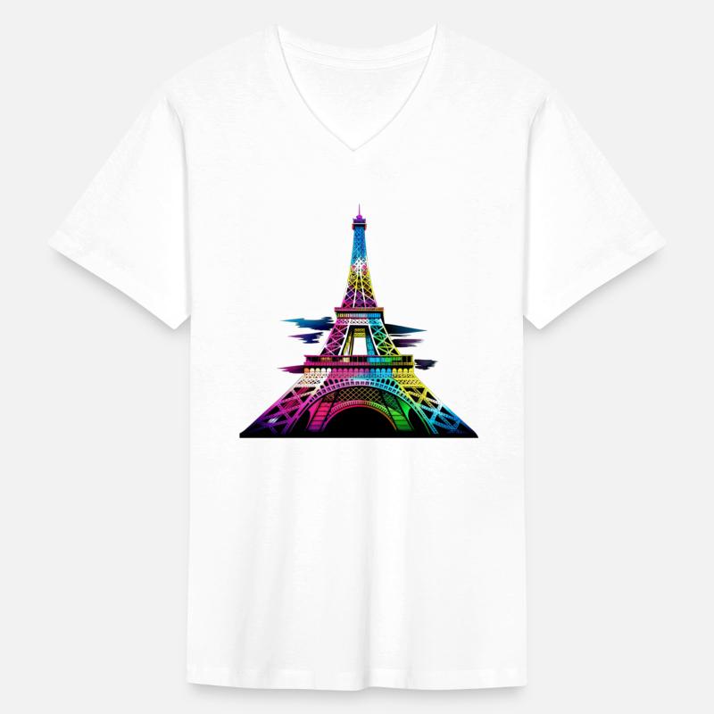 Street style graphic design of the Eiffel Tower