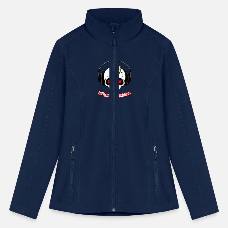 STRICTLY BUSINESS SKULL WEARING HEADPHONES HIPHOP