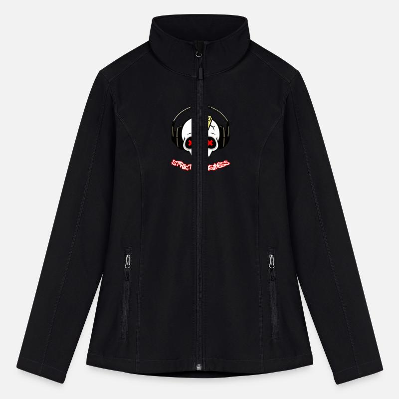 STRICTLY BUSINESS SKULL WEARING HEADPHONES HIPHOP