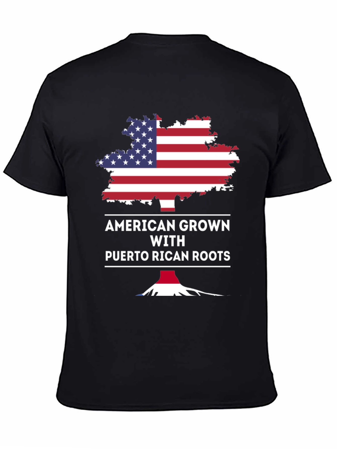 American Grown Puerto Rican Roots T-Shirt
