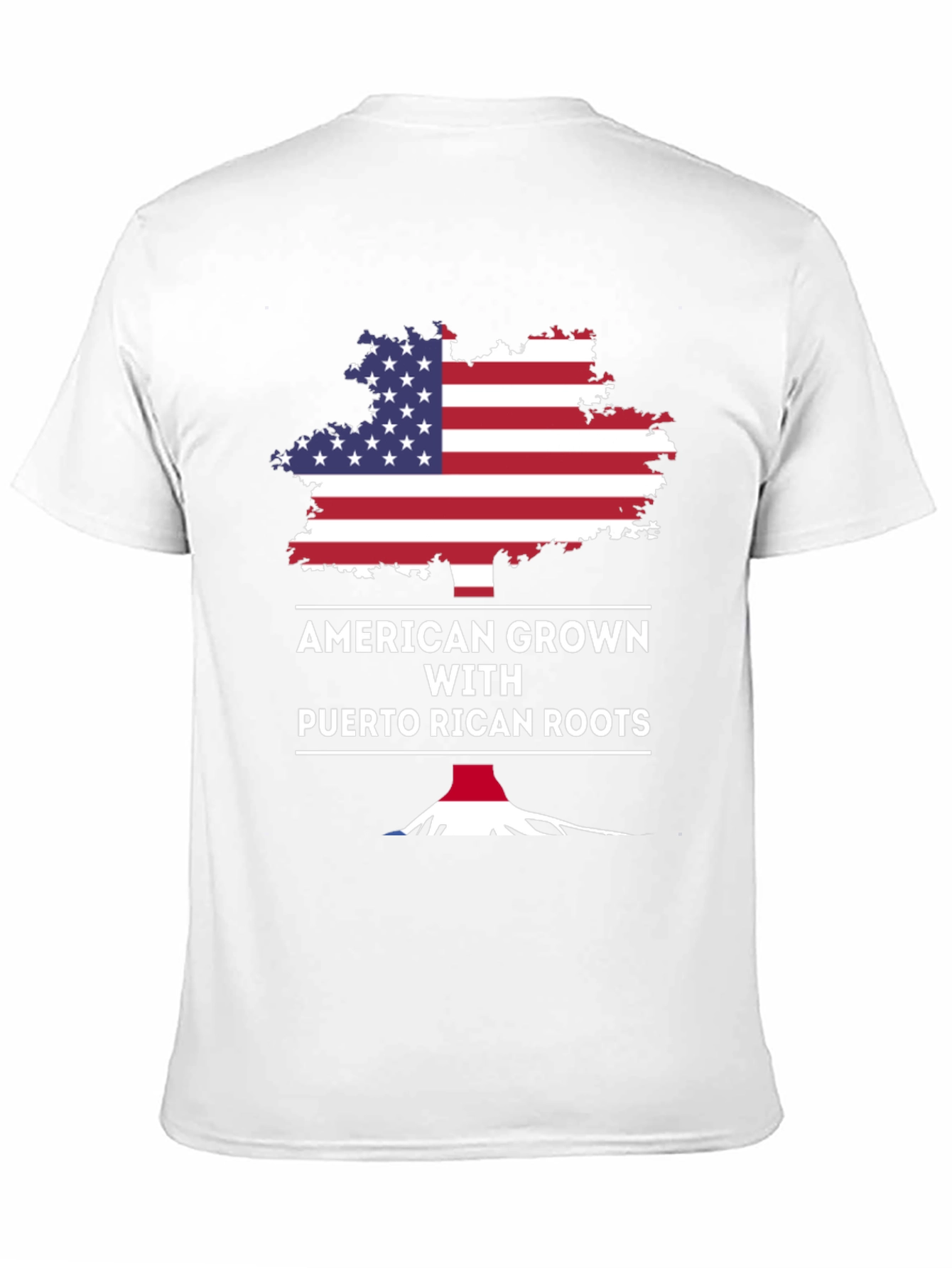 American Grown Puerto Rican Roots T-Shirt
