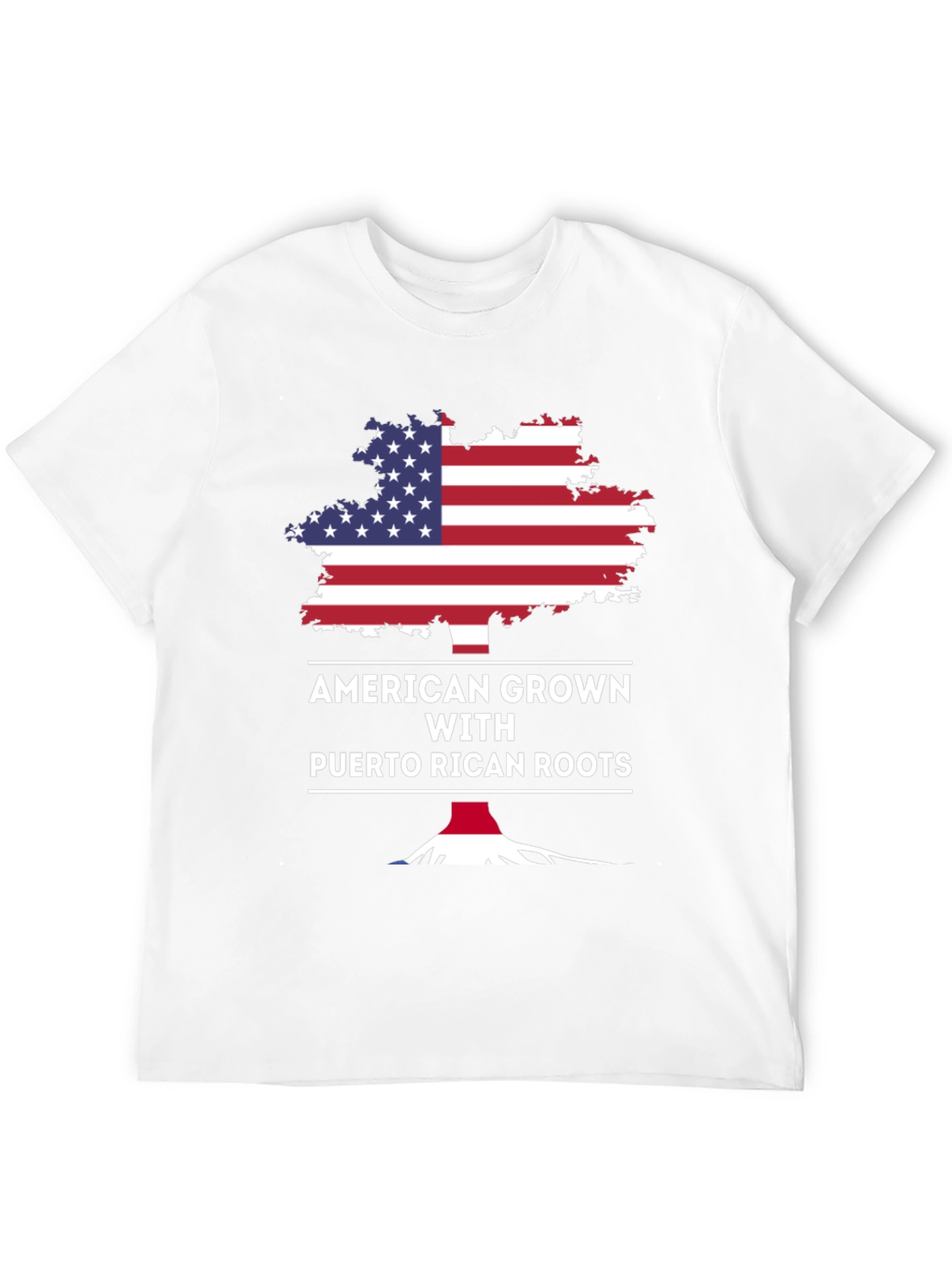 American Grown Puerto Rican Roots T-Shirt