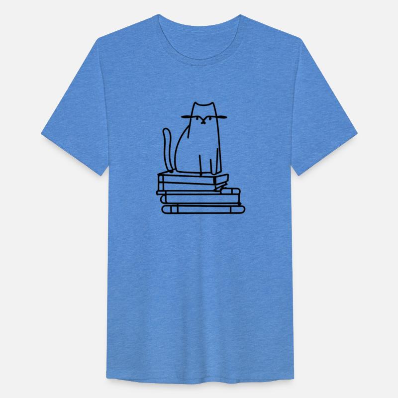 Sublime Simplicity: Cat and Books One-Line Art