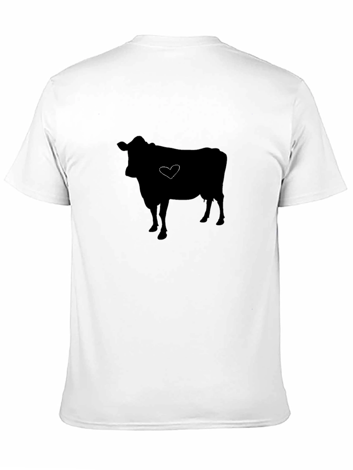 Cow Heart Graphic Tee - Black Unisex T-Shirt
