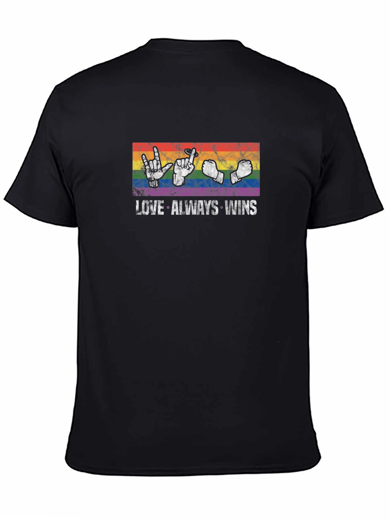 Love Always Wins T-Shirt LGBT Pride Rainbow