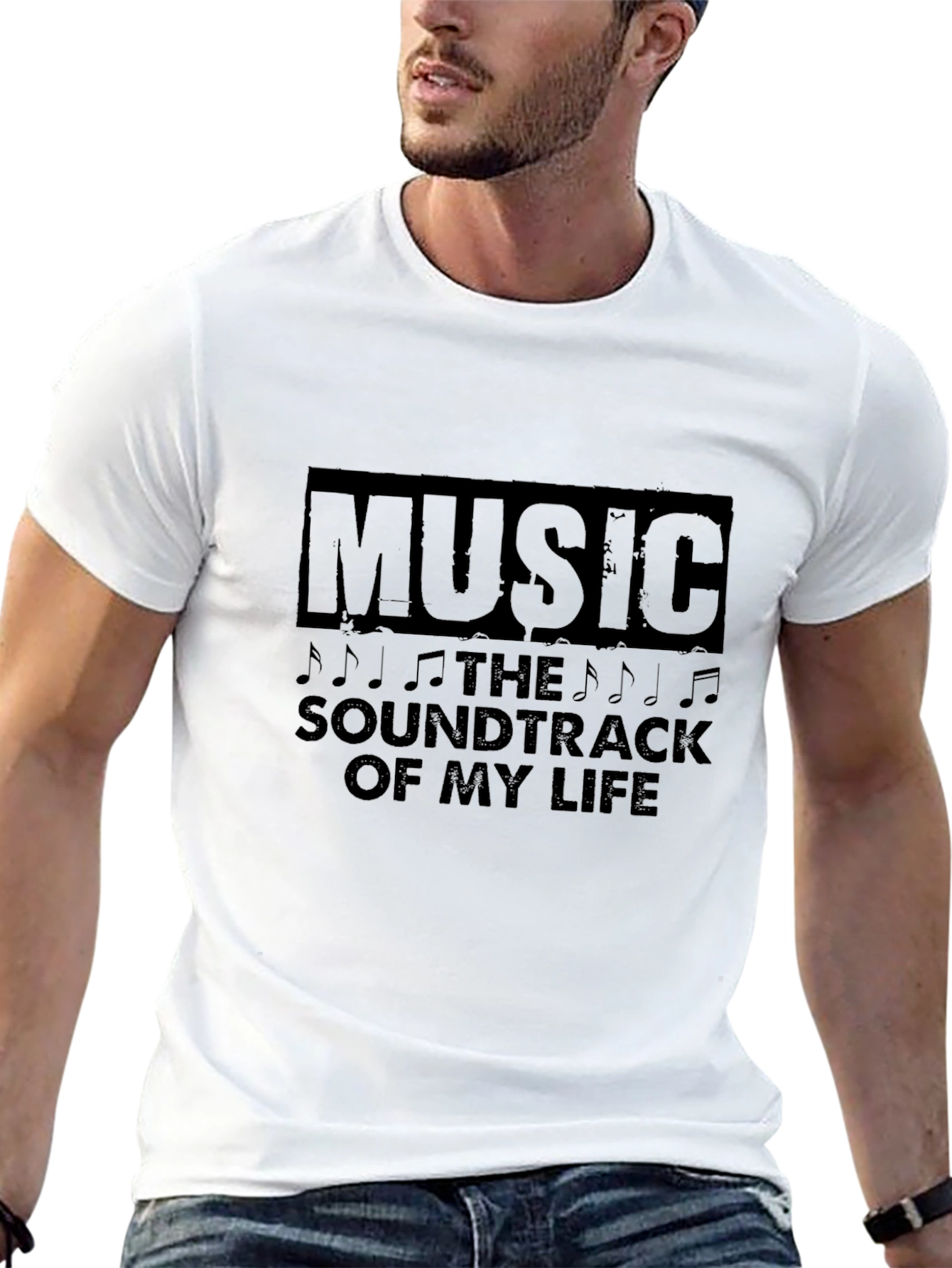 Music Soundtrack T-Shirt - Black