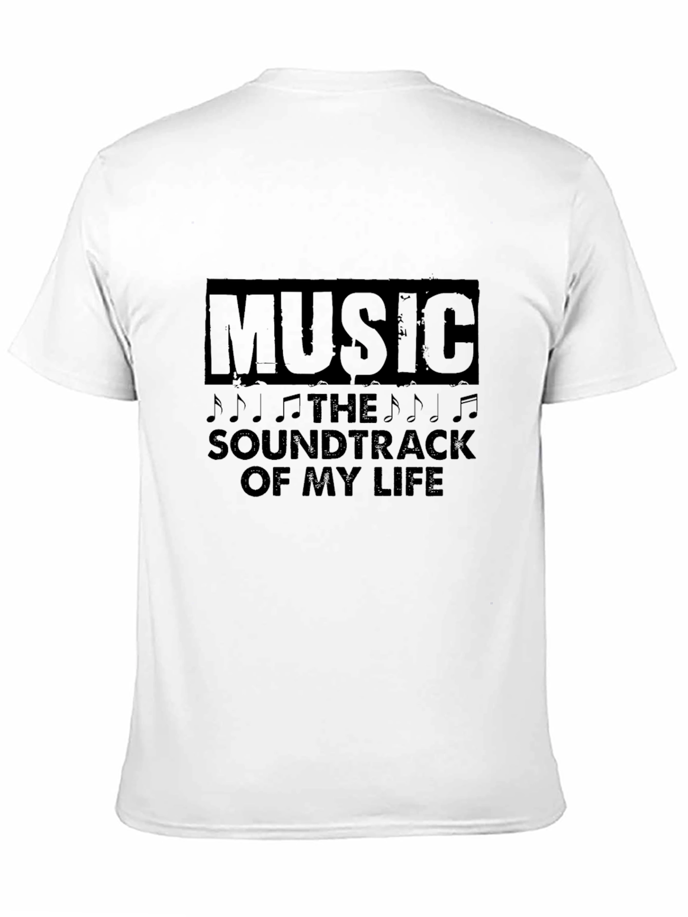 Music Soundtrack T-Shirt - Black