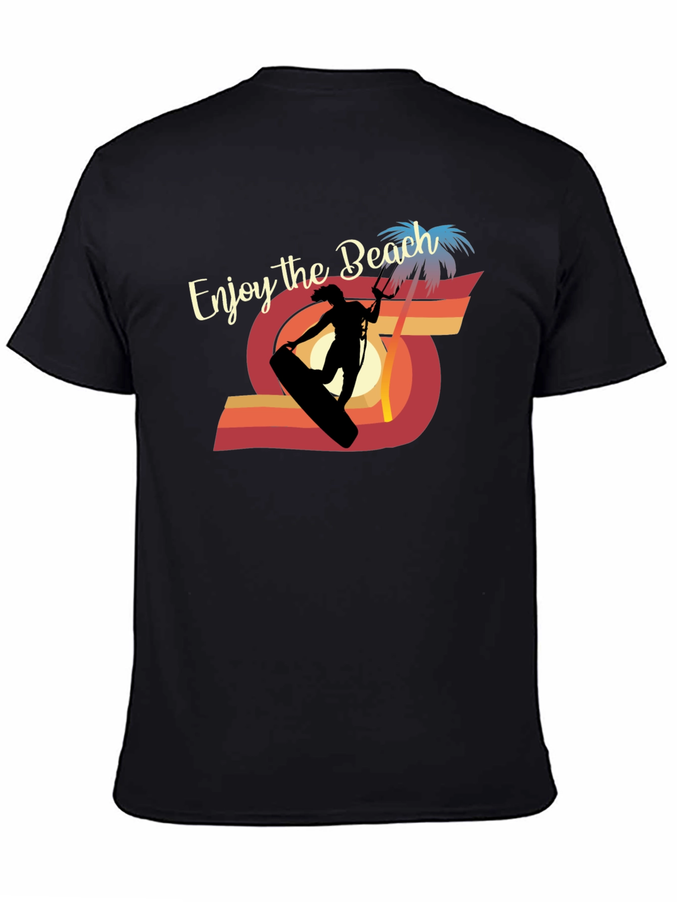 Enjoy the Beach Kitesurfing Graphic Tee