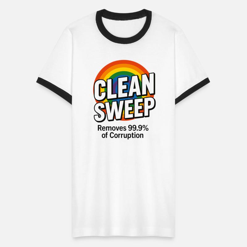 T-shirt Clean Sweep - Anti-Corruption Rainbow 2025