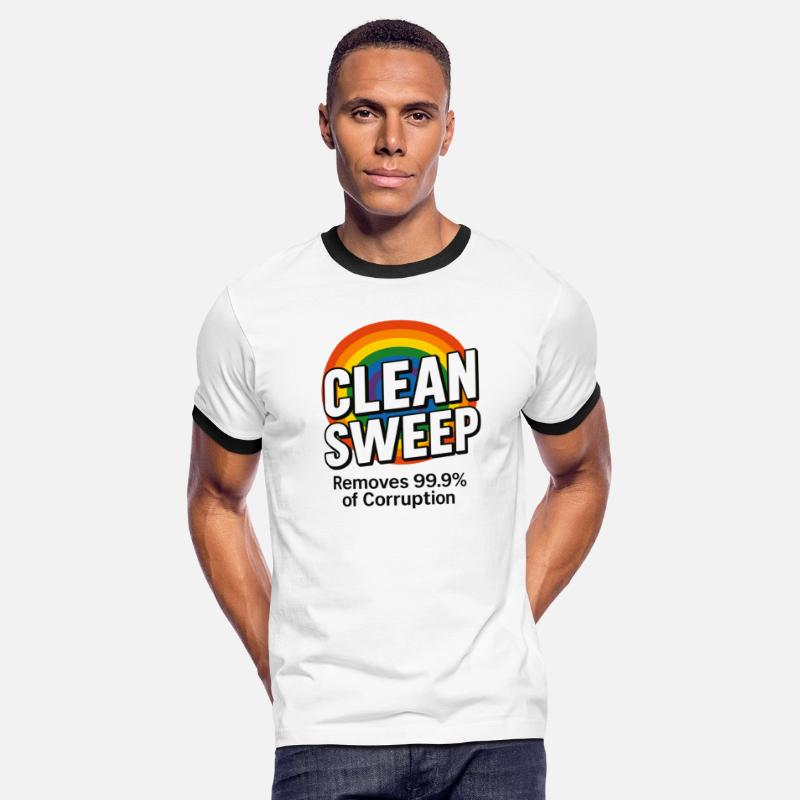 T-shirt Clean Sweep - Anti-Corruption Rainbow 2025