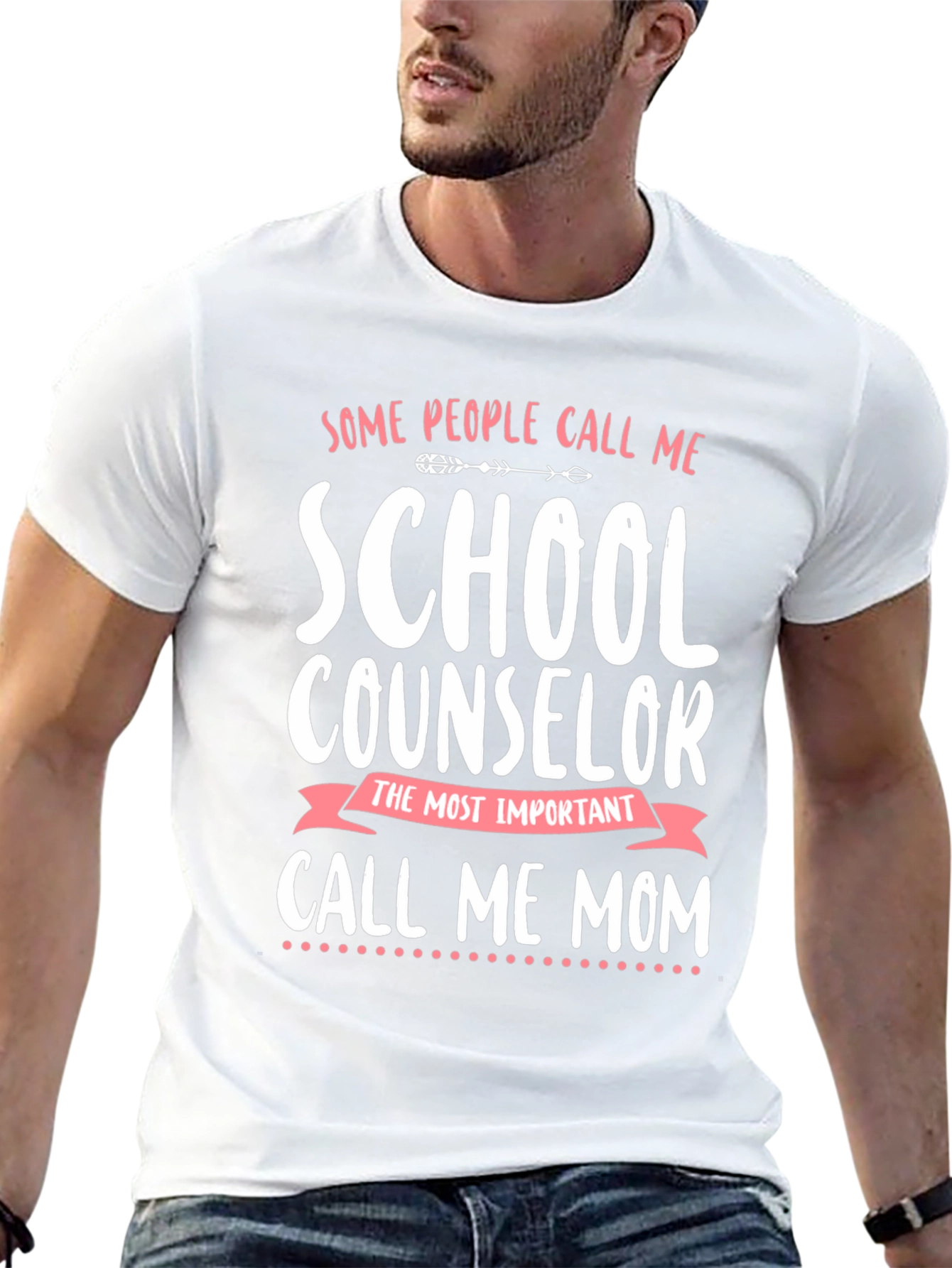 School Counselor Mom Graphic Tee