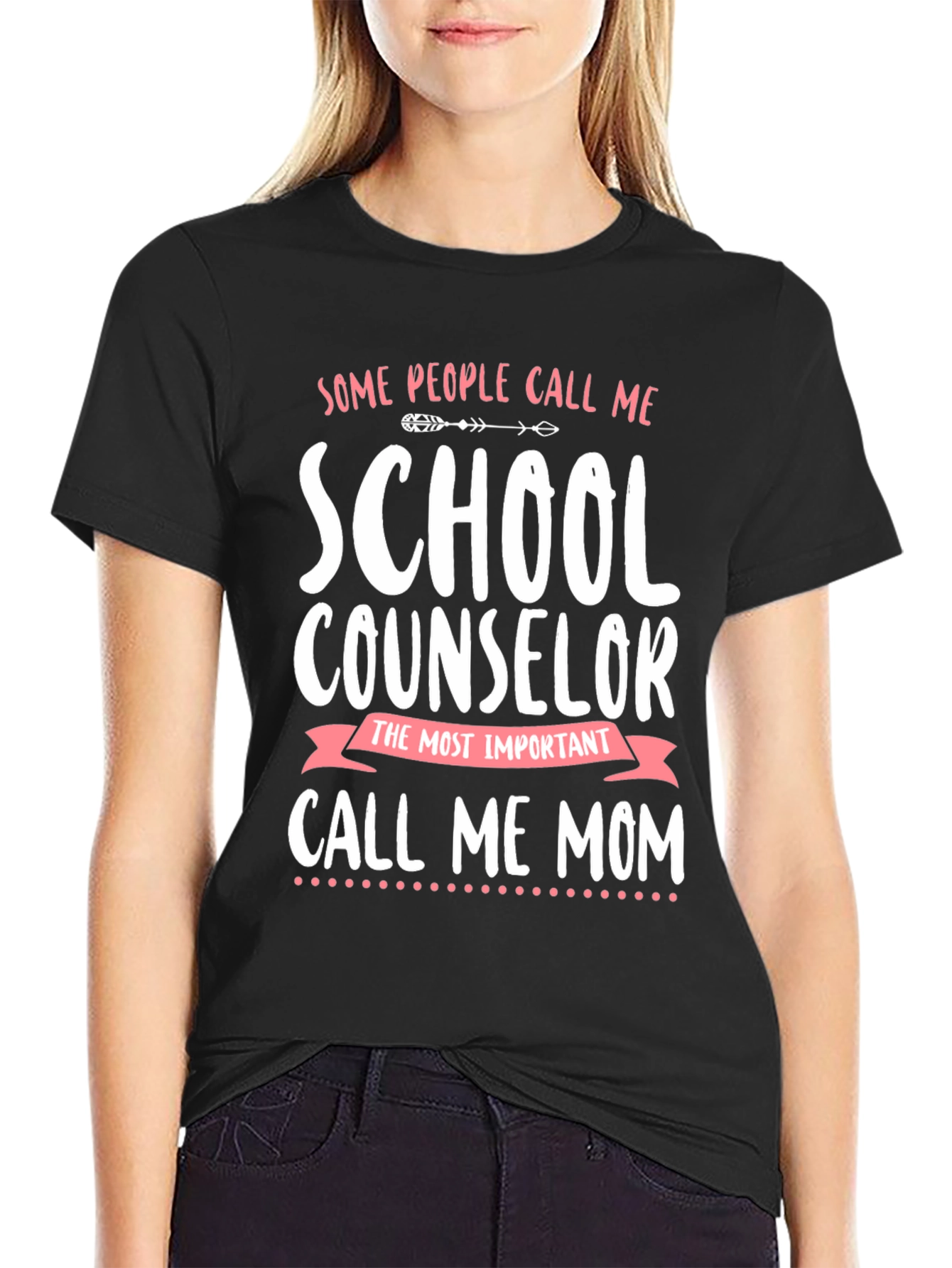 School Counselor Mom Graphic Tee