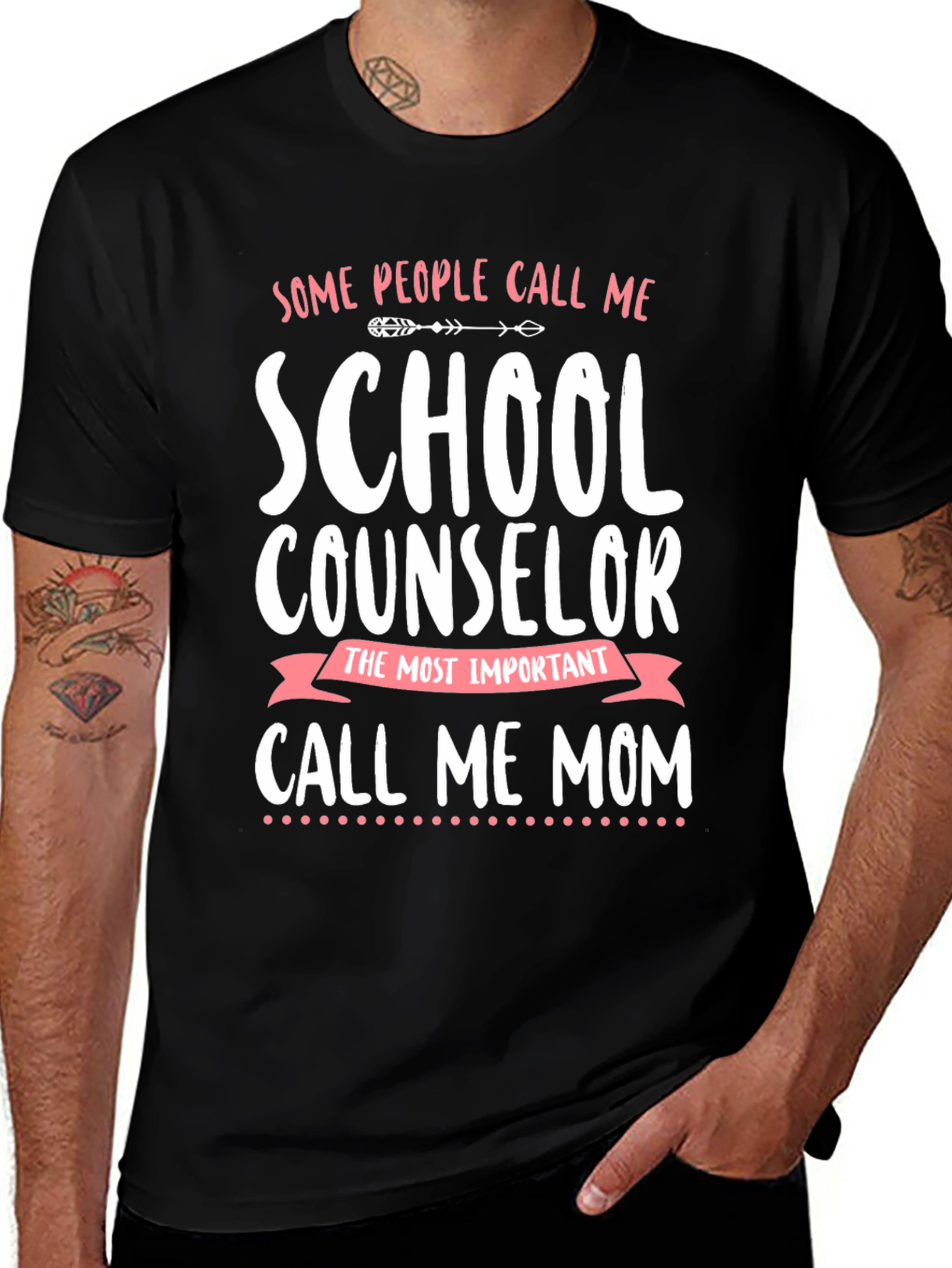 School Counselor Mom Graphic Tee