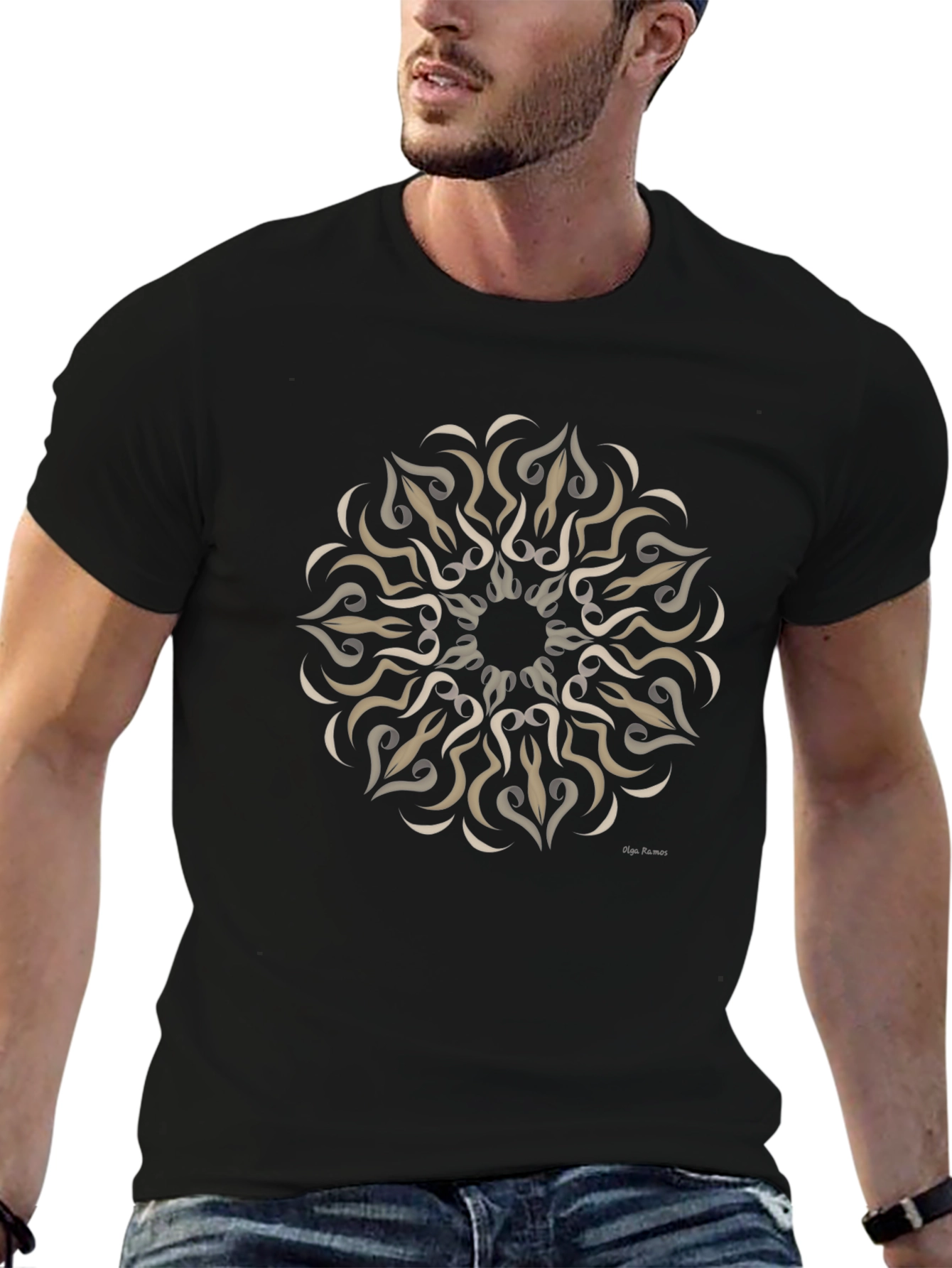 Tribal Sunburst Graphic T-Shirt