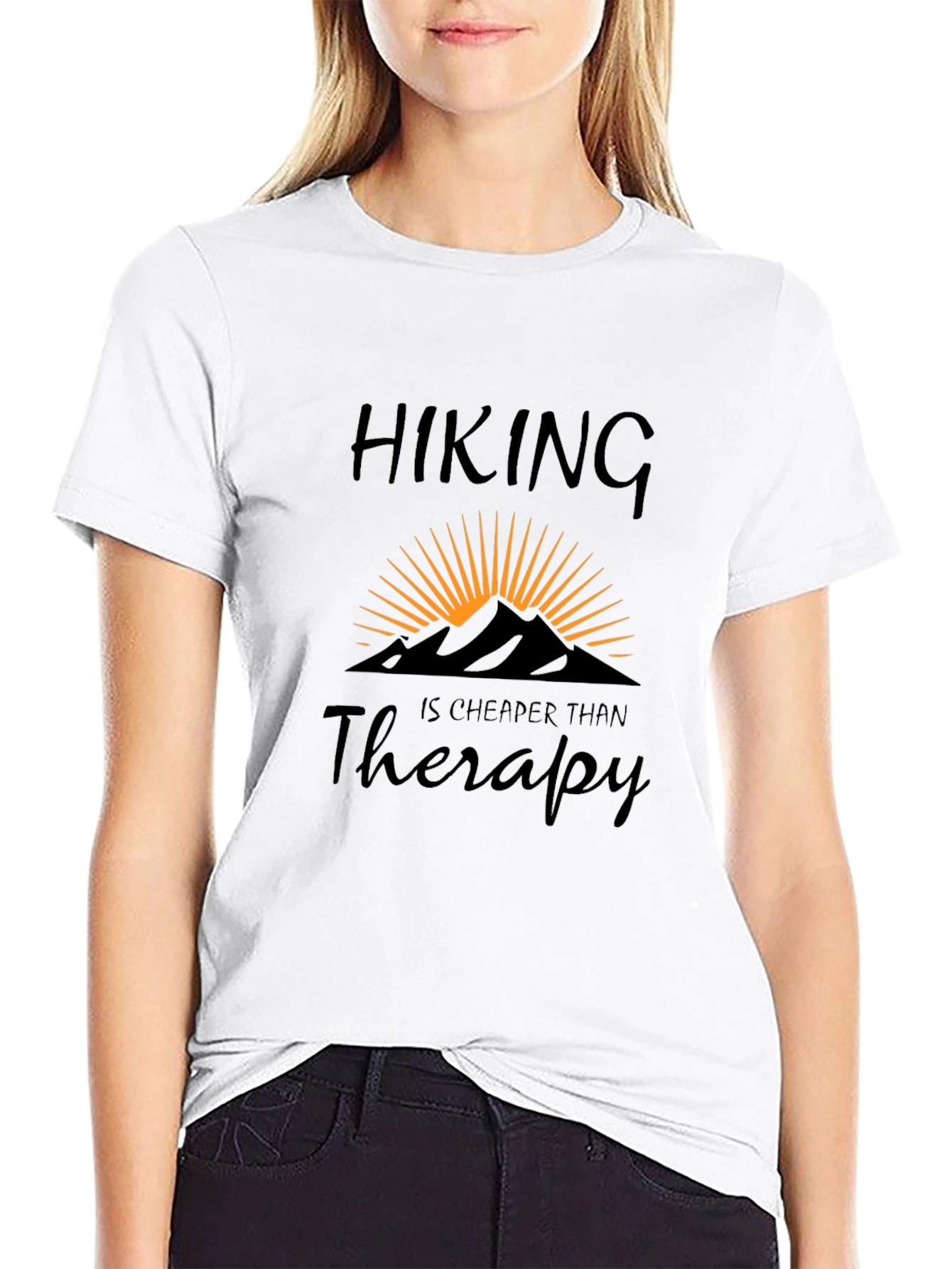 Hiking is Cheaper Than Therapy T-Shirt