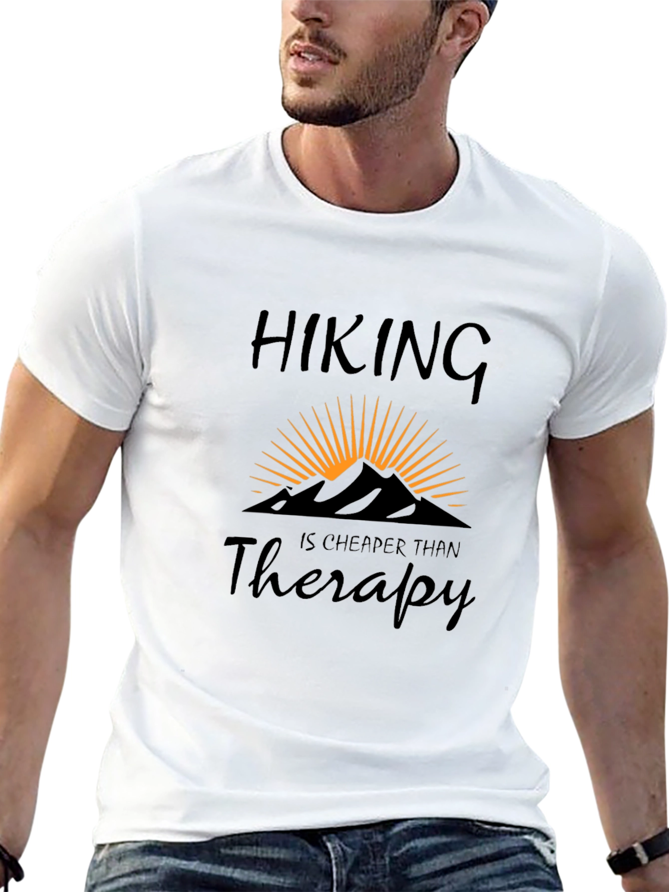 Hiking is Cheaper Than Therapy T-Shirt