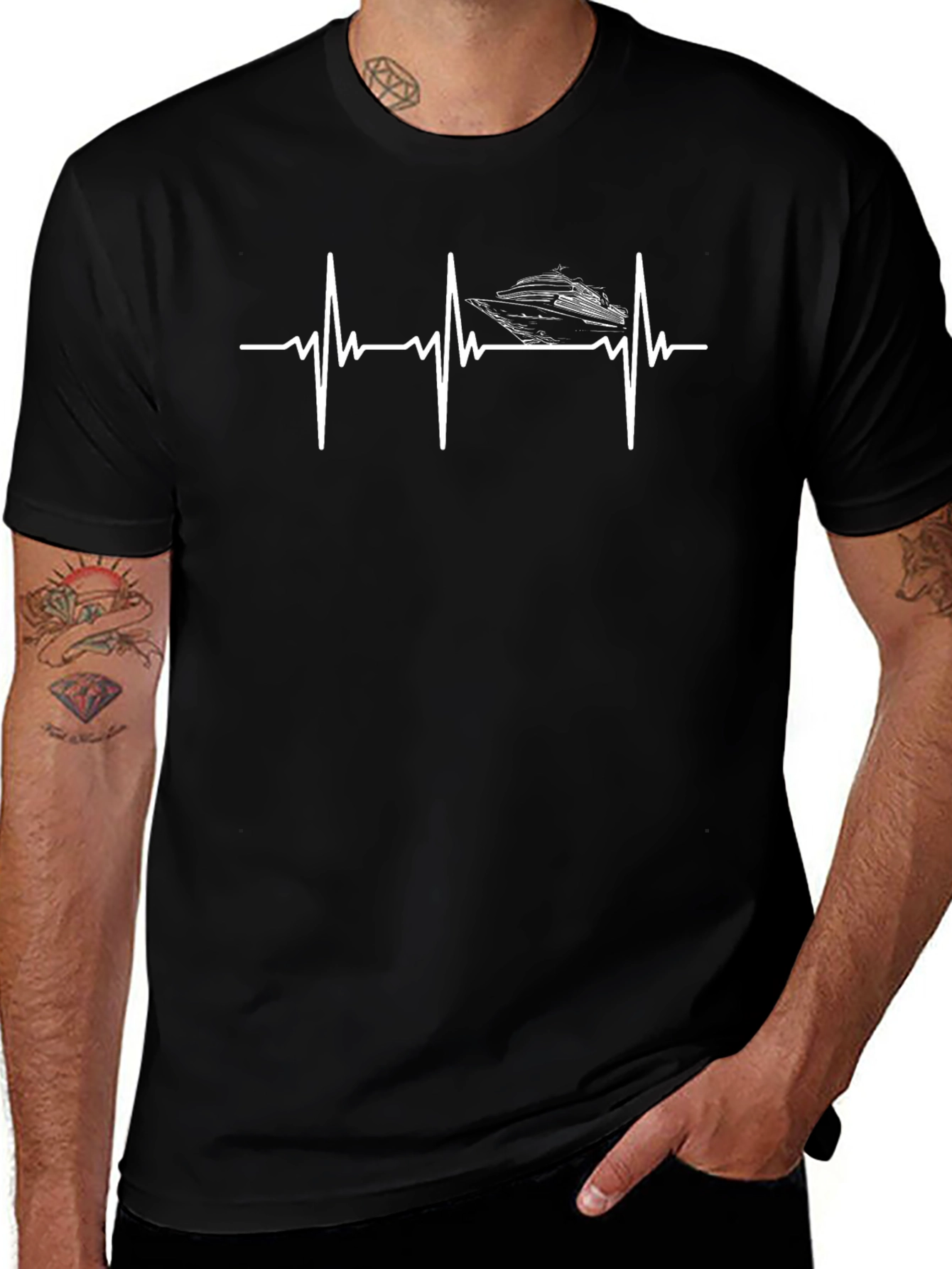 UFO Heartbeat T-Shirt -  Sci-Fi Tee