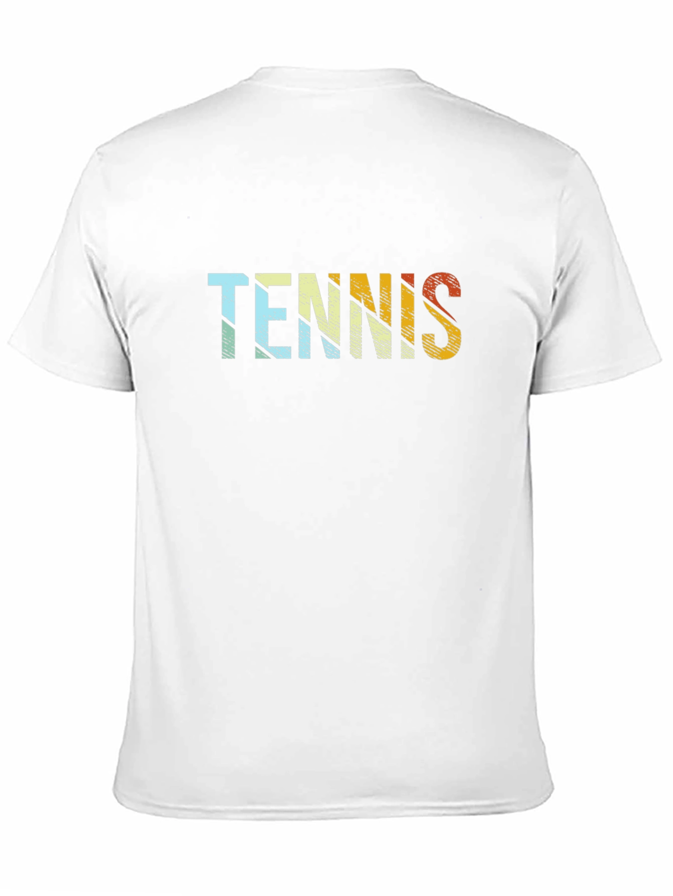 Retro Tennis Graphic T-Shirt - Black