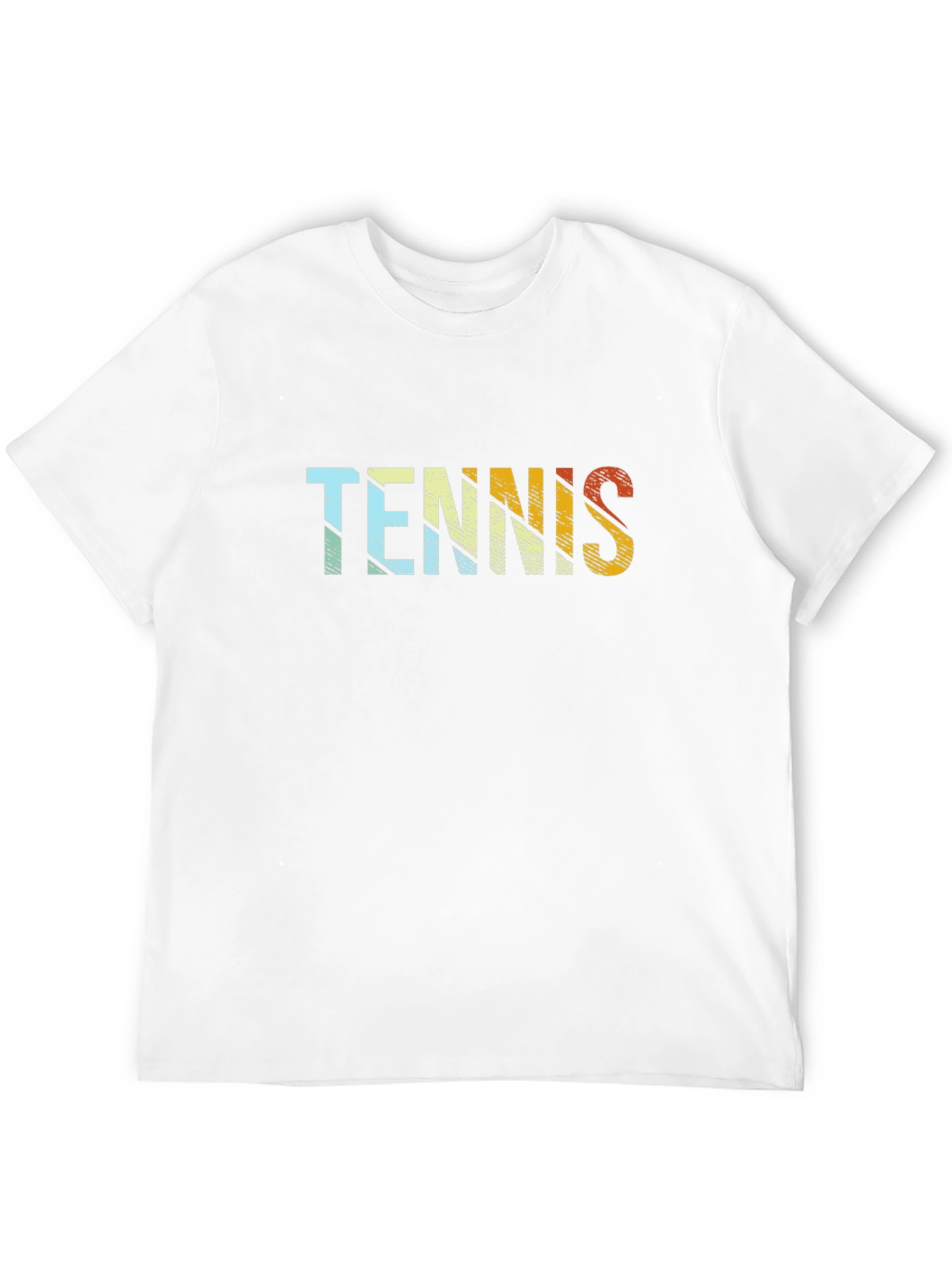 Retro Tennis Graphic T-Shirt - Black