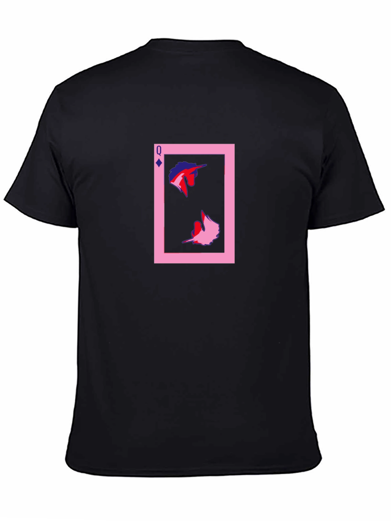 Queen Card Graphic Tee - Unique Design